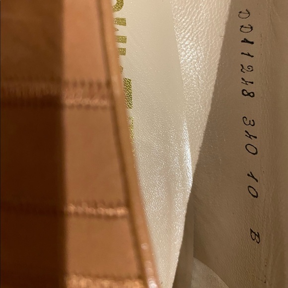 Salvatore Ferragamo Suede striped Pump Heels - Picture 5 of 9